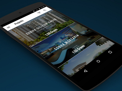 Real Estate app design