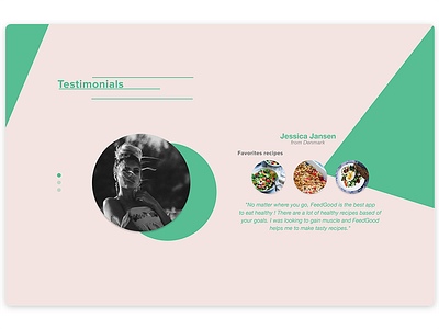 Testimonials adobexd dailyui testimonials user interface