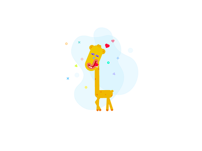 The drooling Mr. Giraffe freestyle