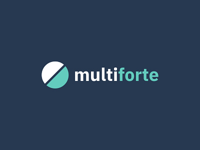 Multiforte branding design finance app finance business logo typography