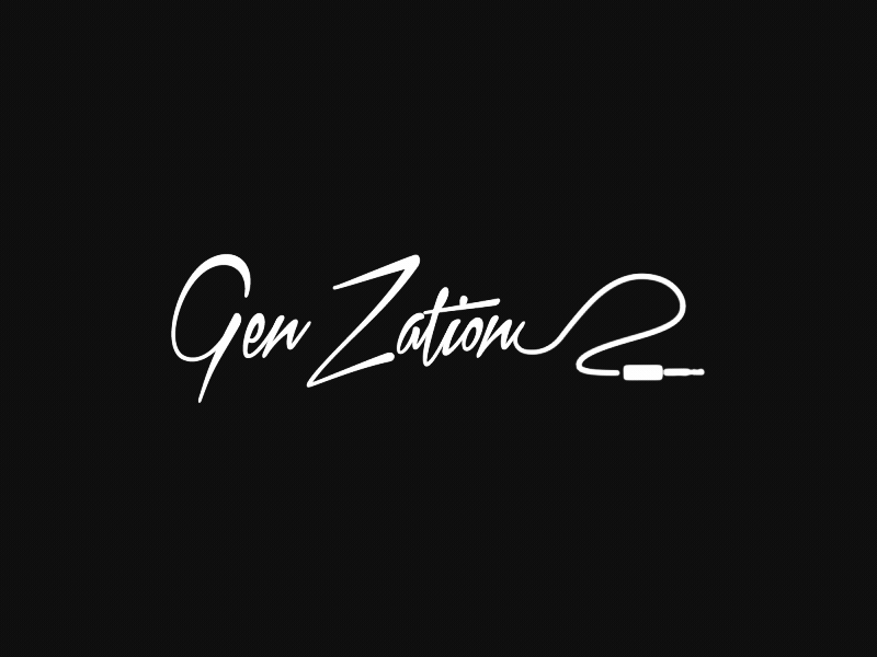 Gen Zation Custom Intro after effects animated logo animation custom intro logo animation logo intro motion graphics signature signature animation signature logo