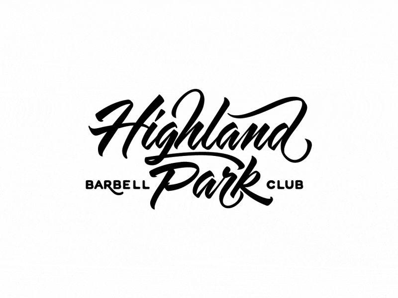 Highland Park Logo Intro animated logo animation curvy logo curvy text custom intro logo logo animation logo intro motion graphics text animation