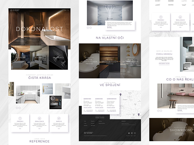 Elite Bath+Kitchen website design luxury ui ux web website