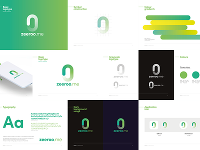 zeero.me logotype app brand brand manual branding design ecology green logo logotype sustainble