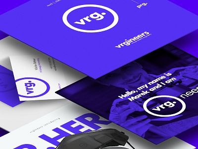 VRgineers branding ci corporate identity logo logotype visual identity vr