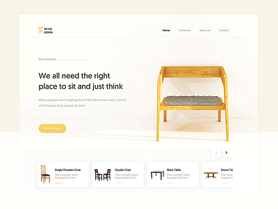 SIT ME DOWN LANDING PAGE