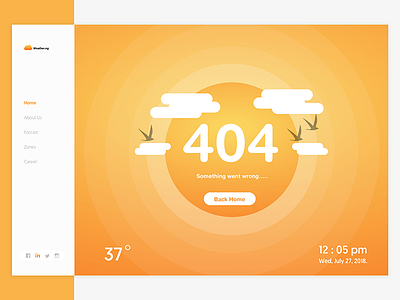 404 page concept