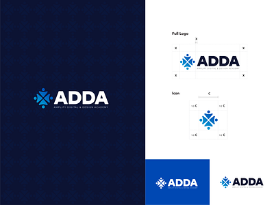 ADDA logo design brand identity branding branding design icon illustration logodesign typography vector