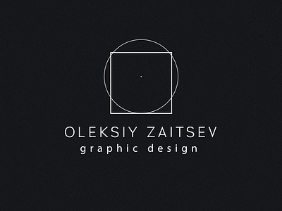 Oleksiy Zaitsev black bw design graphic design lines logo minimalism studio white