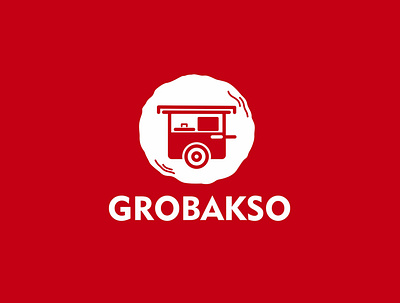 grobakso bakso brand branding design food food delivery foodie graphic identity logo meatball