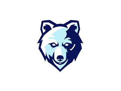 POLAR BEAR design forsale graphic graphic design head identity illustration logo mascot polar bear vector