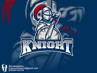 Knight badge badge logo badgedesign brand branding cartoon char classic dailylogo design esport forsale graphic identity logo mascot vector