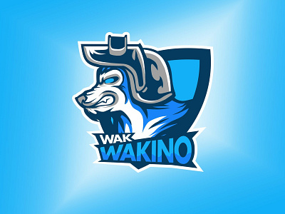Wak Wakino design esport esportlogo esports games gaming logo mascot mascot design mascot logo pubg wolf