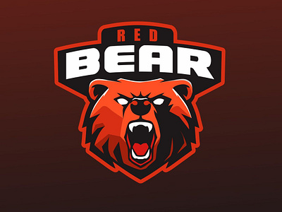 Red Bear sport logo