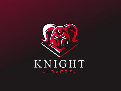 Knight lovers badgedesign brand branding char design esport forsale graphic head identity illustration knight knights logo mascot vector