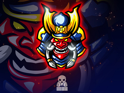 samurai helmet badge badge logo badgedesign brand char design esport esportlogo esports graphic identity illustration japan logo mascot samurai vector warrior