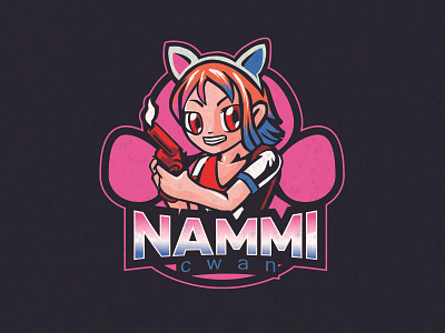 nammi cwan badge brand branding char esport esportlogo games logo graphic identity logo mascot vector