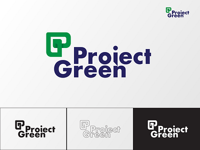 Green Project logo for redevlopment company green green project logo