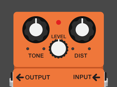 Guitar FX Pedal boss distortion guitar pedal