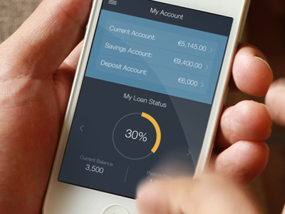 Bank App account banking gauge