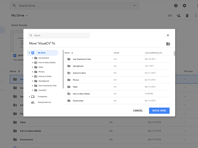 Google Drive Redesign google drive re design redesign ui ux
