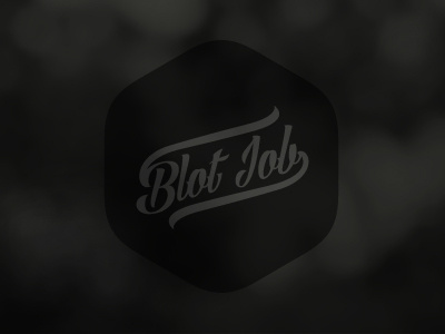 Blot Job businesscards frenchpaper letterpress logo logotype screenprint screenprinting