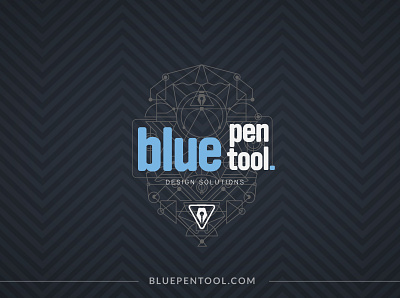 Design for under construction design company blue bluepentool design logo logotype pen pen tool vector