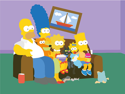The simpsons poster