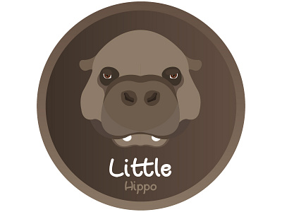 Little hippo icon hippo icon little