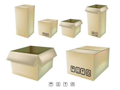 Set of boxes