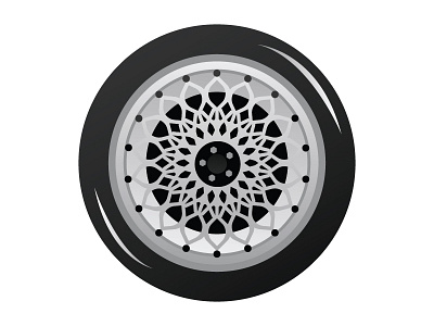 Car wheel design im ordinary photo protector round shadow shining style tire tyre vehicle wheel