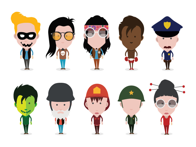 Avatar with bodies collection 01
