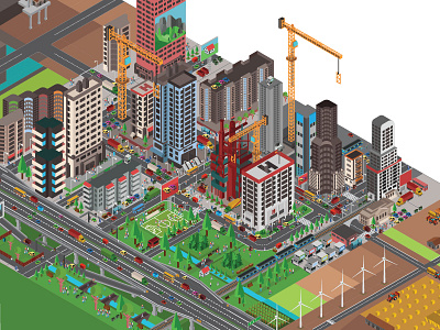 Isometric Metropolis