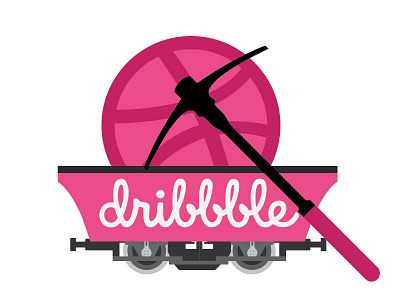 Dribbble sticker dribbble element emblem label price promotion sale sign sticker tag vector