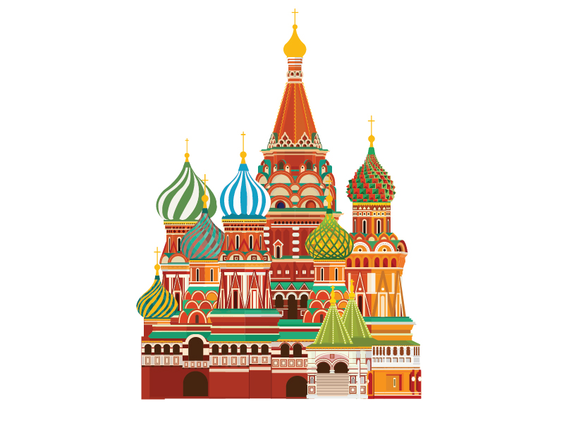 St. Basil S Cathedral Moscow Russia by Bluepentool Design & Sell T ...