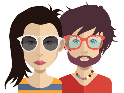 Avatars with glasses