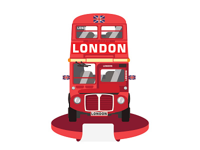 Red Double decker british bus england english london red tour tourism transport travel urban vehicle