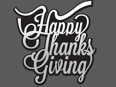 Happy thanksgiving calligraphy vector design calligraph happy hollyday illustration symbol thanksgiving typography vector vector art