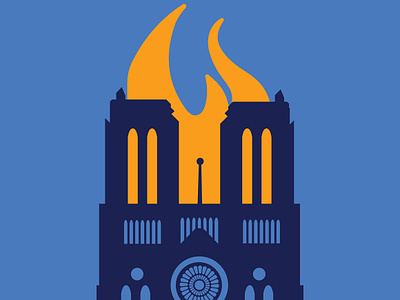 Fire at Notre Dame Cathedral cathedral dame de europe fire flame france gothic notre paris tourism tragedy
