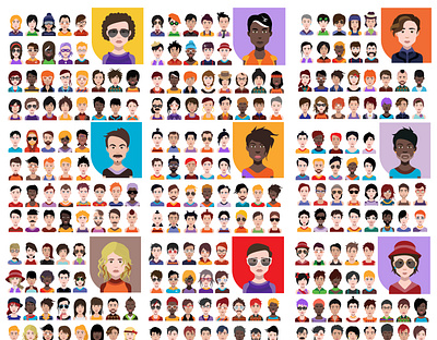 People icons vector people icons vector people icons vector