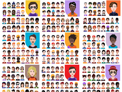 People icons vector