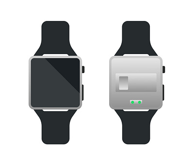 Smartwatch ultra flat design smartwatch