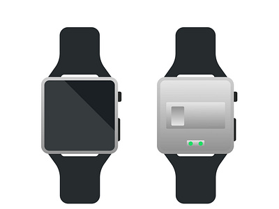 Smartwatch ultra flat design