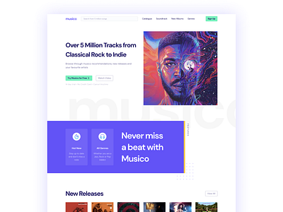 Music Streaming App app branding design gradient icons illustration ios minimal music music app music player typography ui ux vibrant