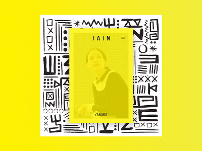 Jain - Zanaka album art cover album cover cover design jain zanaka
