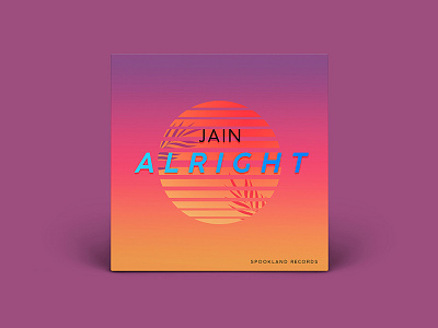 Jain - Alright single art cover V2 album album cover cover cover design design jain zanaka