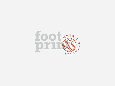 Footprint MKTG logo branding logo typography