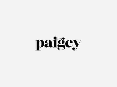 Piece of Polished by Paigey's logo branding logo typography