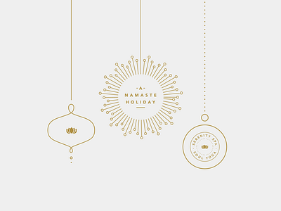 Holiday graphics for Serenity Spa | Soul Yoga graphic holiday