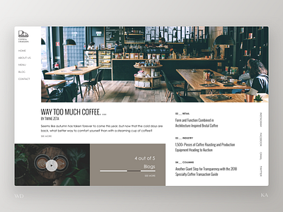 Layout Exploration 17 blogs clean design landing page layout minimal typography ui ux website